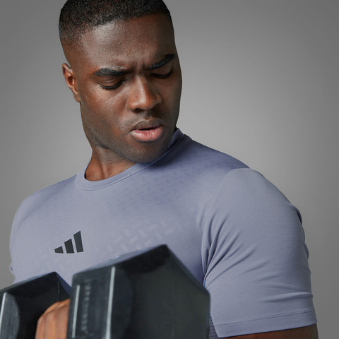 adidas阿迪达斯2025男子POWER 3S TEE针织无领短TJI8216