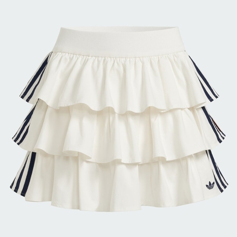 Adidas Original阿迪三叶草2025女子W LAYERED SKIRT梭织短裙KE6654