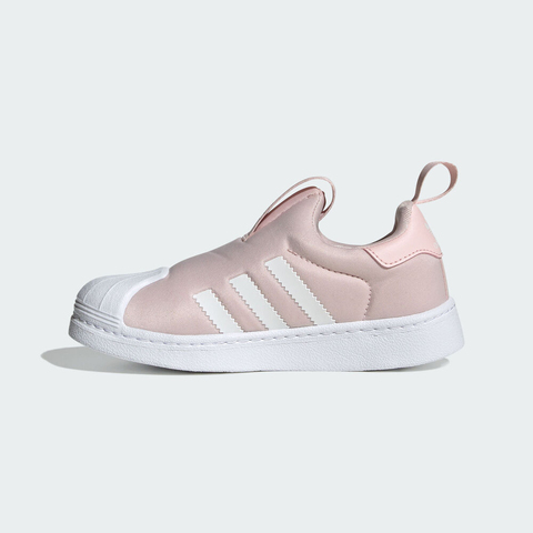 adidas阿迪达斯2025女小童SUPERSTAR 360 C三叶草童装KI8792