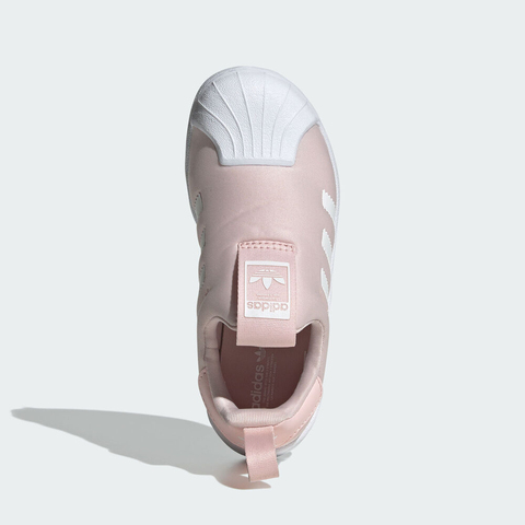 adidas阿迪达斯2025女小童SUPERSTAR 360 C三叶草童装KI8792