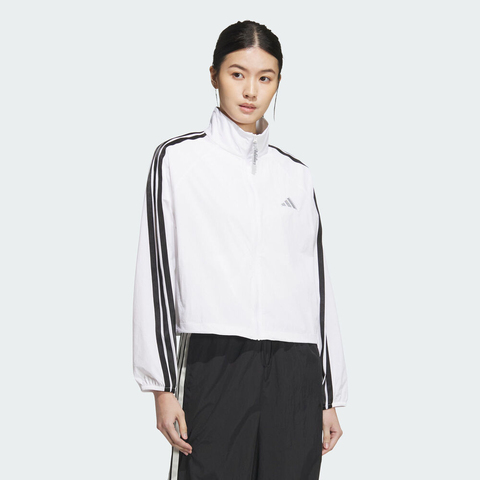 adidas阿迪达斯2025女子S LW JKT梭织连帽外套KC0181