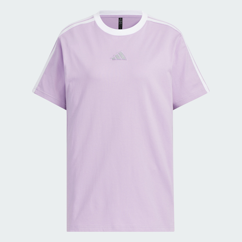 adidas阿迪达斯2025女子S BF TEE针织无领短TKB7760