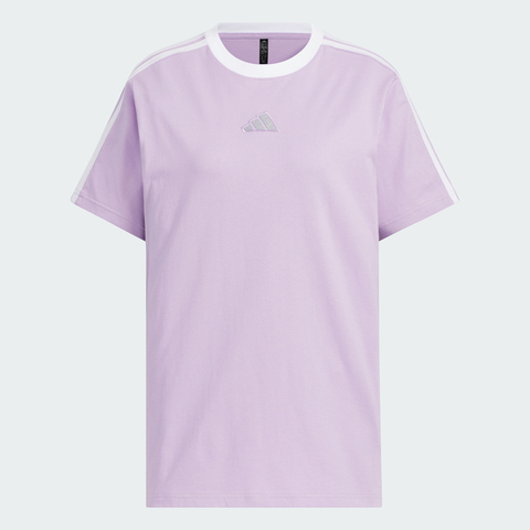 adidas阿迪达斯2025女子S BF TEE针织无领短TKB7760