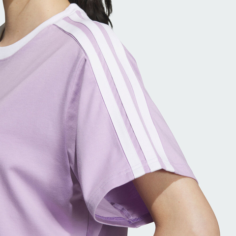 adidas阿迪达斯2025女子S BF TEE针织无领短TKB7760