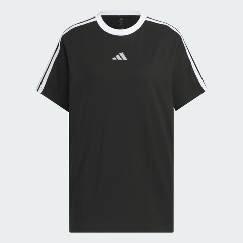 adidas阿迪达斯2025女子S BF TEE针织无领短TKC5439