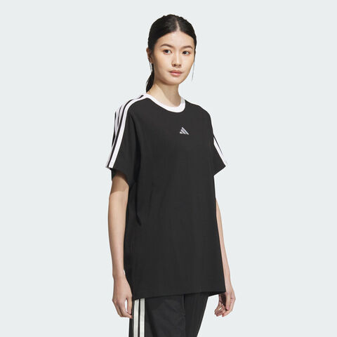 adidas阿迪达斯2025女子S BF TEE针织无领短TKC5439