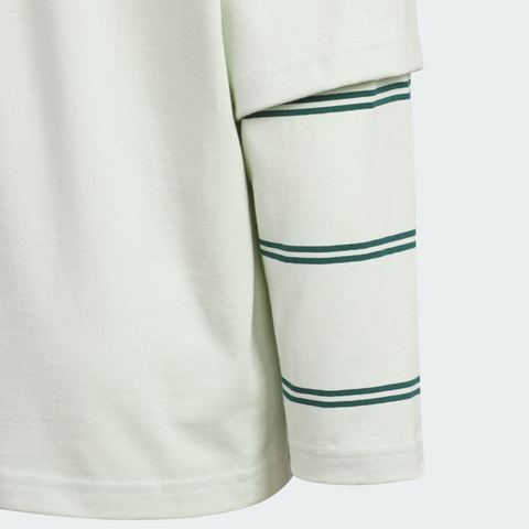 adidas阿迪达斯2025男小童LK GFX LL TEE针织无领长TKC2789