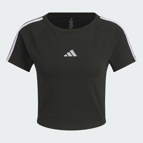 adidas阿迪达斯2025女子S BABY TEE针织无领短TKB7753