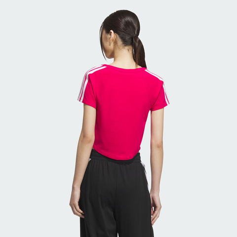 adidas阿迪达斯2025女子S BABY TEE针织无领短TKC0183