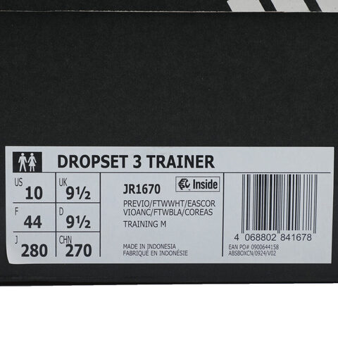 adidas阿迪达斯2025中性DROPSET 3 TRAINER男训运动JR1670