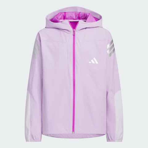 adidas阿迪达斯2025女大童JK PE WV JKT梭织连帽外套KC2530