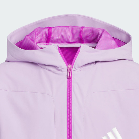 adidas阿迪达斯2025女大童JK PE WV JKT梭织连帽外套KC2530