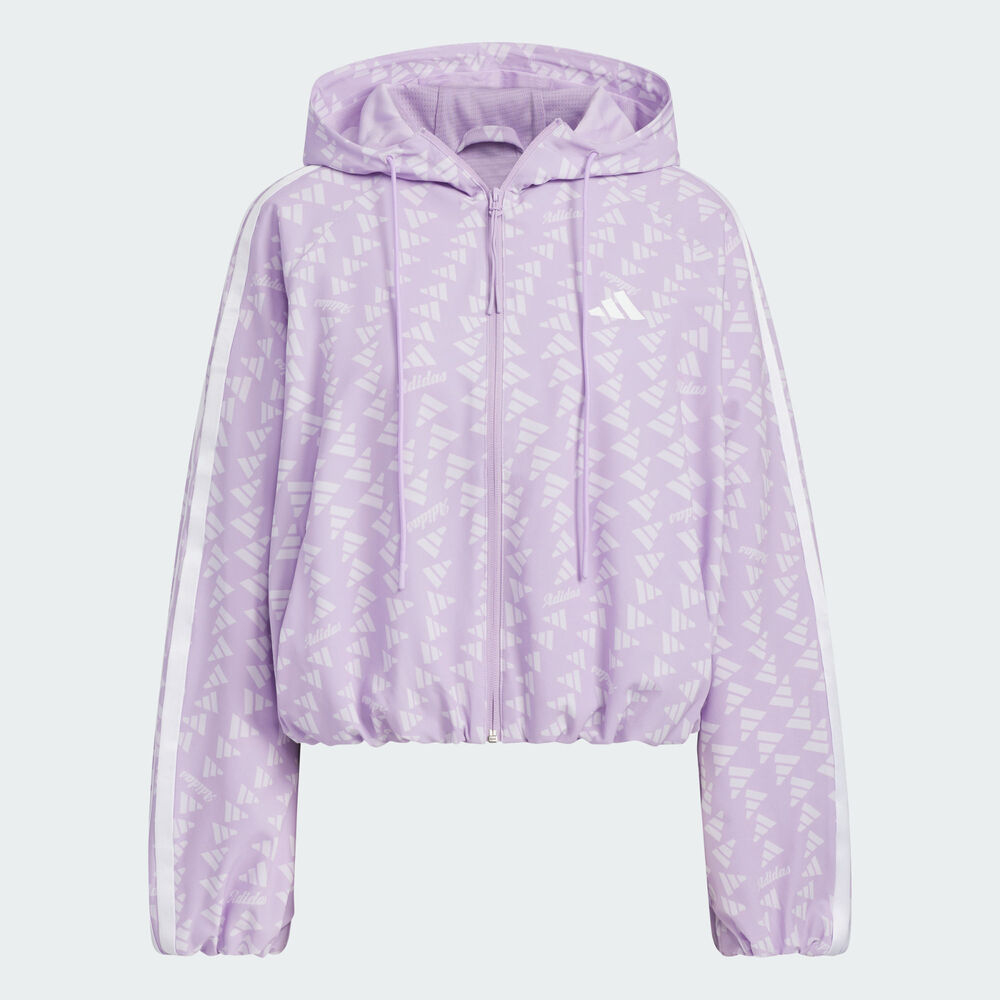 adidas阿迪达斯2025女子S WV JKT梭织连帽外套KB7761