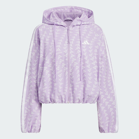 adidas阿迪达斯2025女子S WV JKT梭织连帽外套KB7761