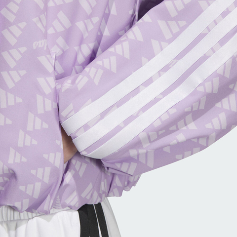 adidas阿迪达斯2025女子S WV JKT梭织连帽外套KB7761