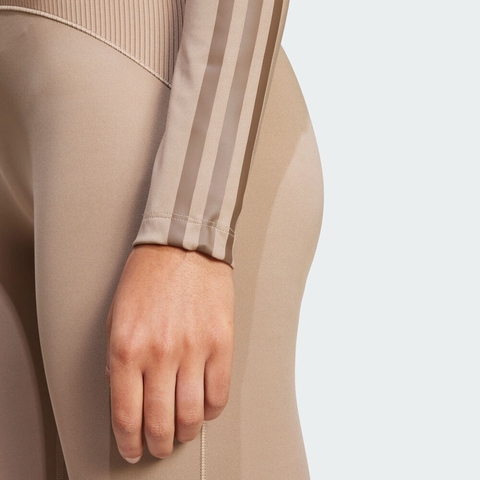 adidas阿迪达斯2025女子HYG RIB TRACK J针织无帽外套JY2093