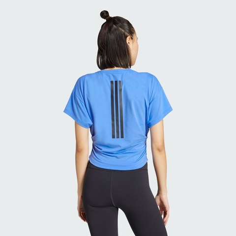 adidas阿迪达斯2025女子Power Tee针织无领短TJX1192