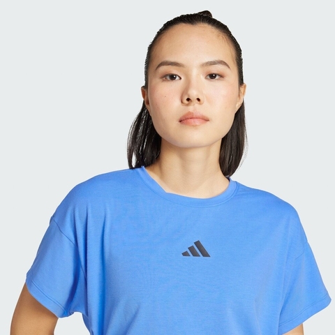 adidas阿迪达斯2025女子Power Tee针织无领短TJX1192