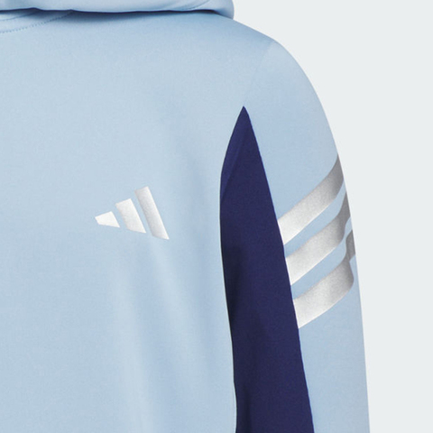 adidas阿迪达斯2025男大童JK PE KN HDY针织连帽卫衣KC2519