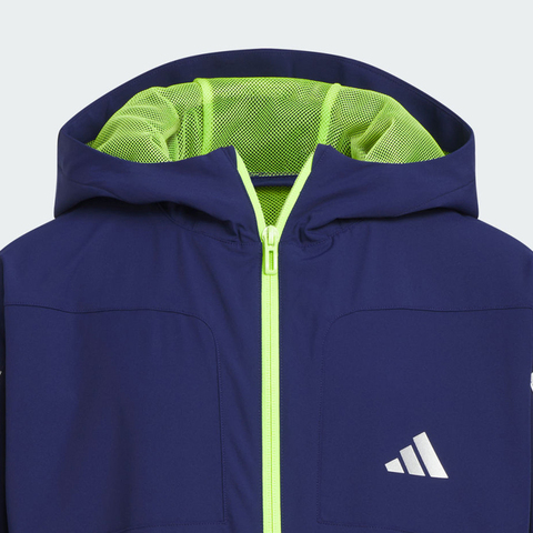 adidas阿迪达斯2025男大童JK PE WV JKT梭织连帽外套KC2529