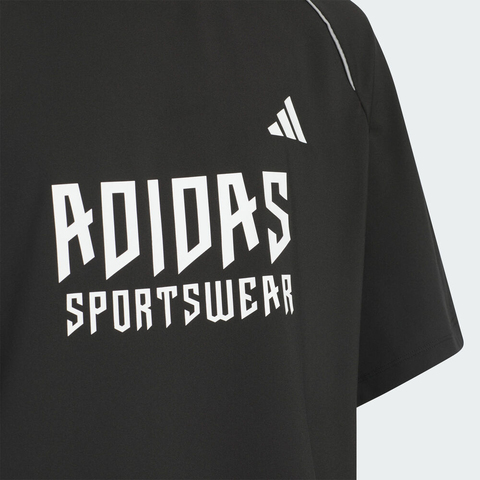 adidas阿迪达斯2025男大童JK BTS 2IN1 TEE针织无领长TKC2548