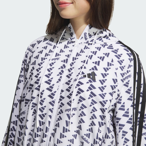 adidas阿迪达斯2025女子S WV JKT梭织连帽外套KB7762