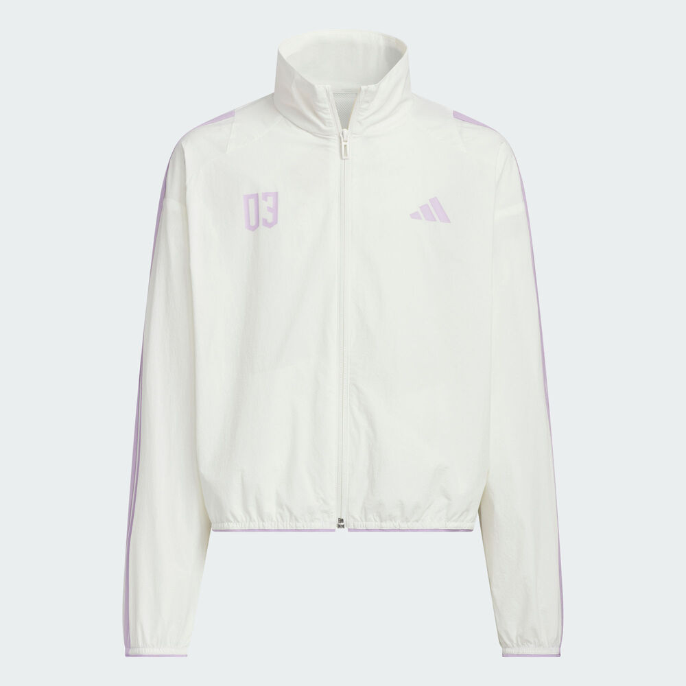 adidas阿迪达斯2025女大童JG BTS WV JKT梭织无帽外套KC2547