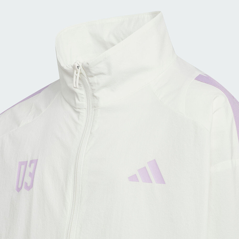 adidas阿迪达斯2025女大童JG BTS WV JKT梭织无帽外套KC2547