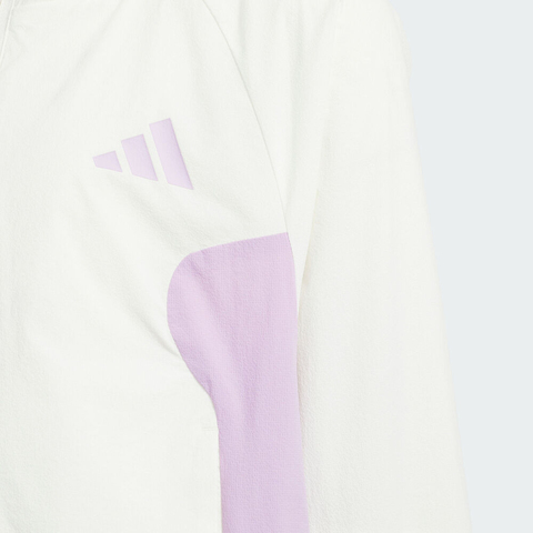 adidas阿迪达斯2025女小童LG BTS WV JKT梭织连帽外套KC5988