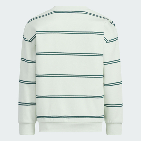 adidas阿迪达斯2025男小童LK GFX KN CREW针织无帽卫衣KC2790