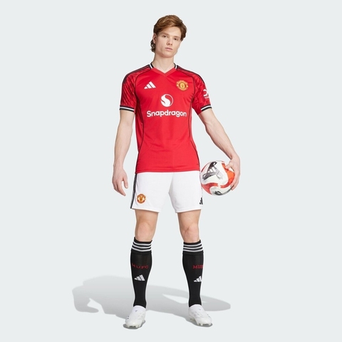 adidas阿迪达斯2025男子MUFC H SHO针织短裤JI7430