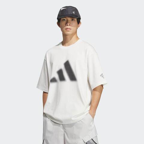 adidas阿迪达斯2025男子FOS GFX TEE SS针织无领短TKF0677