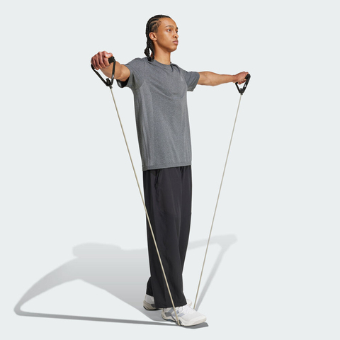 adidas阿迪达斯2025男子TR-ES ST T针织无领短TJX2710