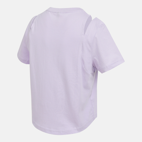 adidas阿迪达斯2025女子FOS REG TEE SS针织无领短TKF0693