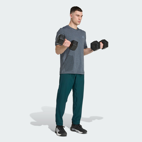 adidas阿迪达斯2025男子TR-ES ST T针织无领短TJX2785