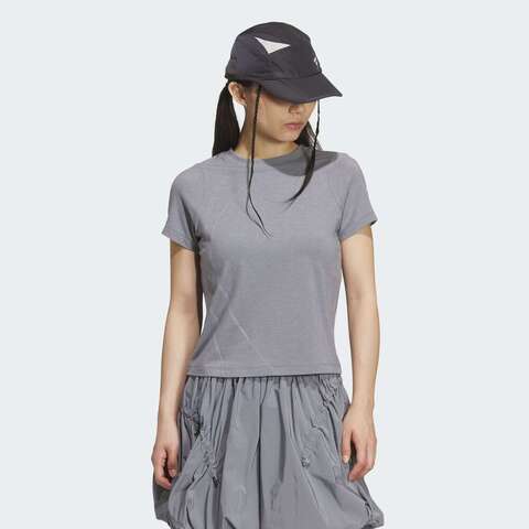 adidas阿迪达斯2025女子FUSTL W TEE SS针织无领短TKC2722