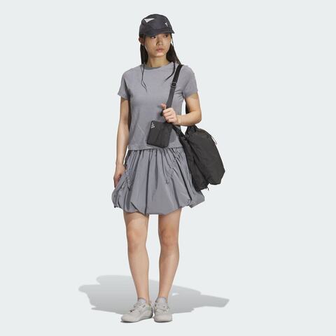 adidas阿迪达斯2025女子FUSTL W TEE SS针织无领短TKC2722