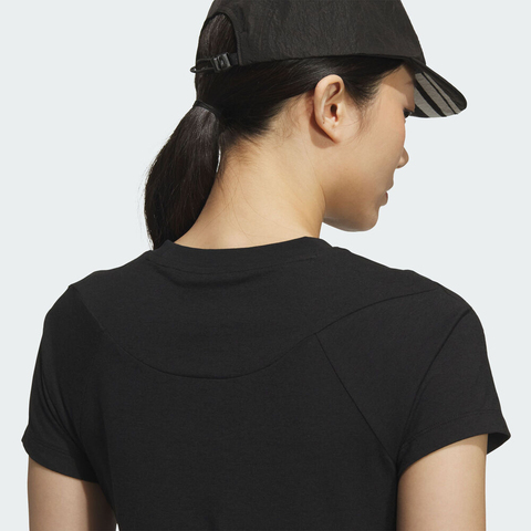 adidas阿迪达斯2025女子FUSTL W TEE SS针织无领短TKC2723