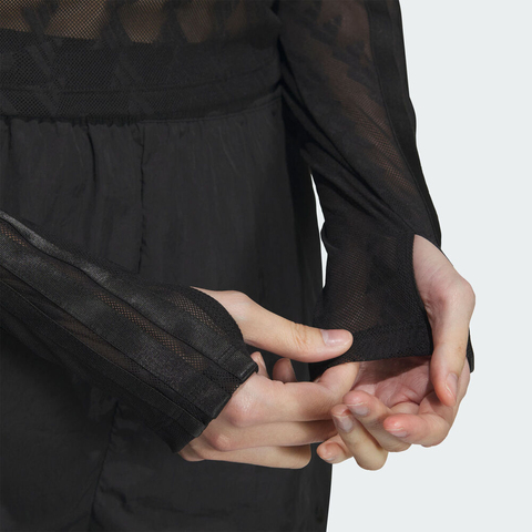 adidas阿迪达斯2026女子S MESH LS TEE梭织无领长TKB7607