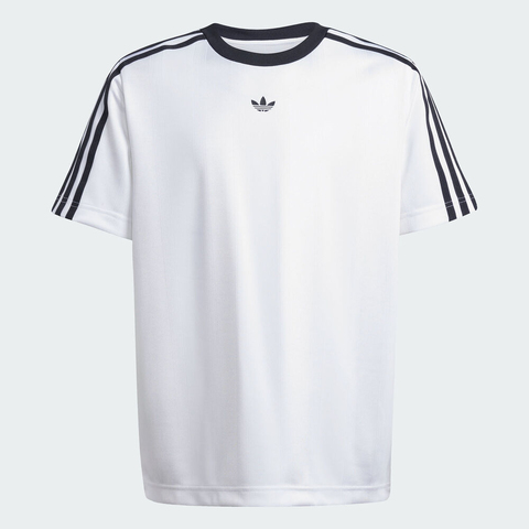 adidas阿迪达斯2025男大童TEE针织无领短TJV8655