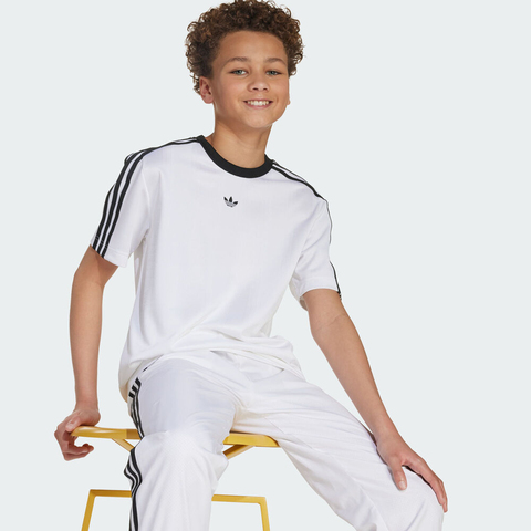 adidas阿迪达斯2025男大童TEE针织无领短TJV8655