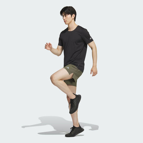 adidas阿迪达斯2025男子ESS RN SHORT M梭织短裤KH3761