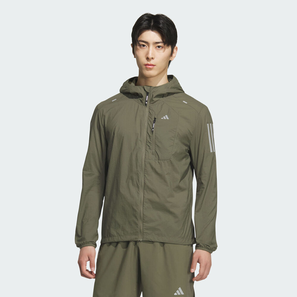 adidas阿迪达斯2025男子RN DWR JKT M梭织连帽外套KH3754