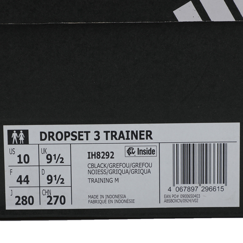 adidas阿迪达斯2025中性DROPSET 3 TRAINER男训运动IH8292