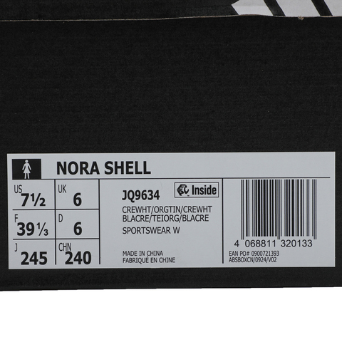 adidas阿迪达斯2025女子NORA SHELLSPW FTW-跑步JQ9634