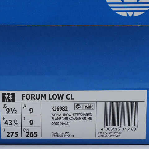 adidas阿迪达斯2025中性FORUM LOW CLENERGYKJ6982