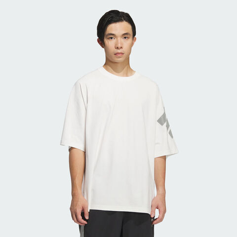 adidas阿迪达斯2025男子FUSTL M TEE SS3针织无领短TKH1487