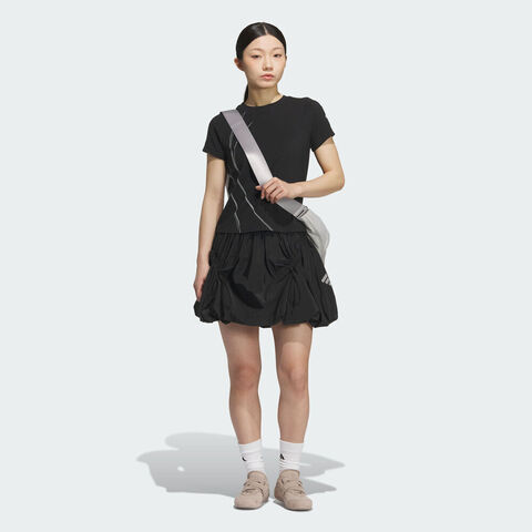 adidas阿迪达斯2025女子FUSTL SKIRT梭织短裙KC5796