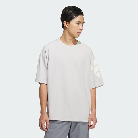 adidas阿迪达斯2025男子FUSTL M TEE SS3针织无领短TKH1486