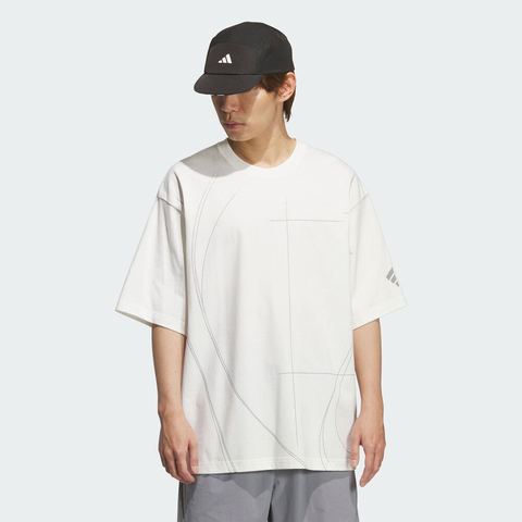 adidas阿迪达斯2025男子FUSTL M TEE SS2针织无领短TKC0126